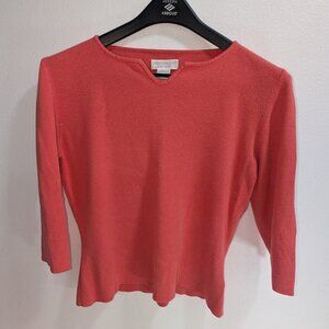 Worthington Essentials Salmon-Colored Sweater